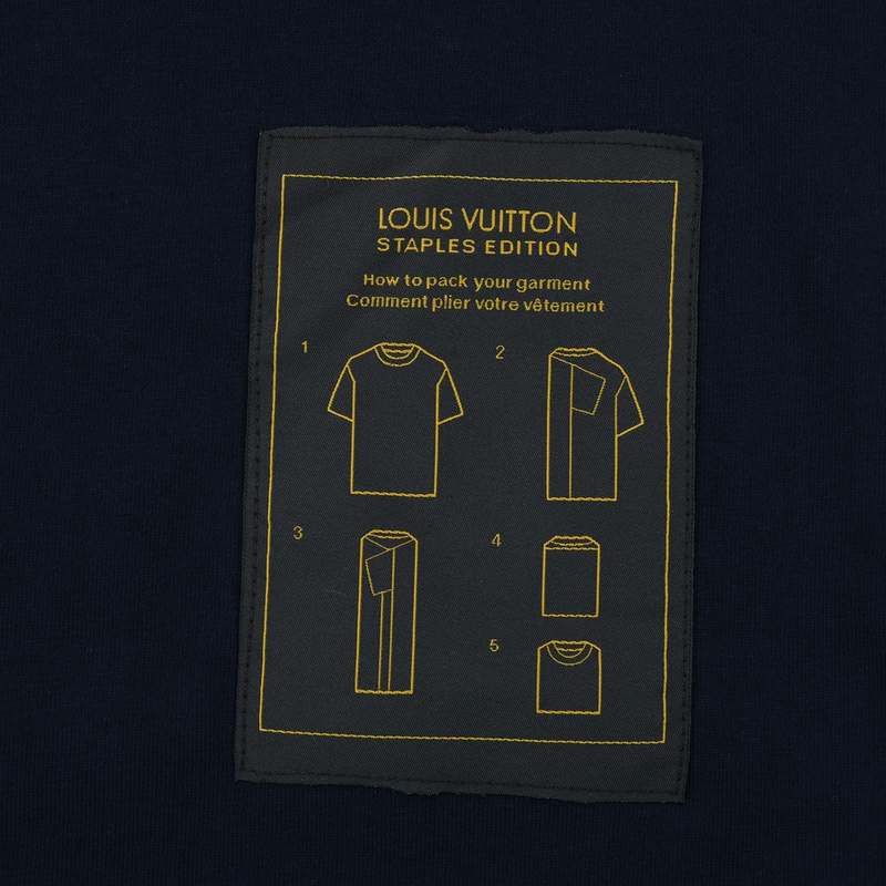 Футболка Louis Vuitton Bright Logo "Blue" фото № 5