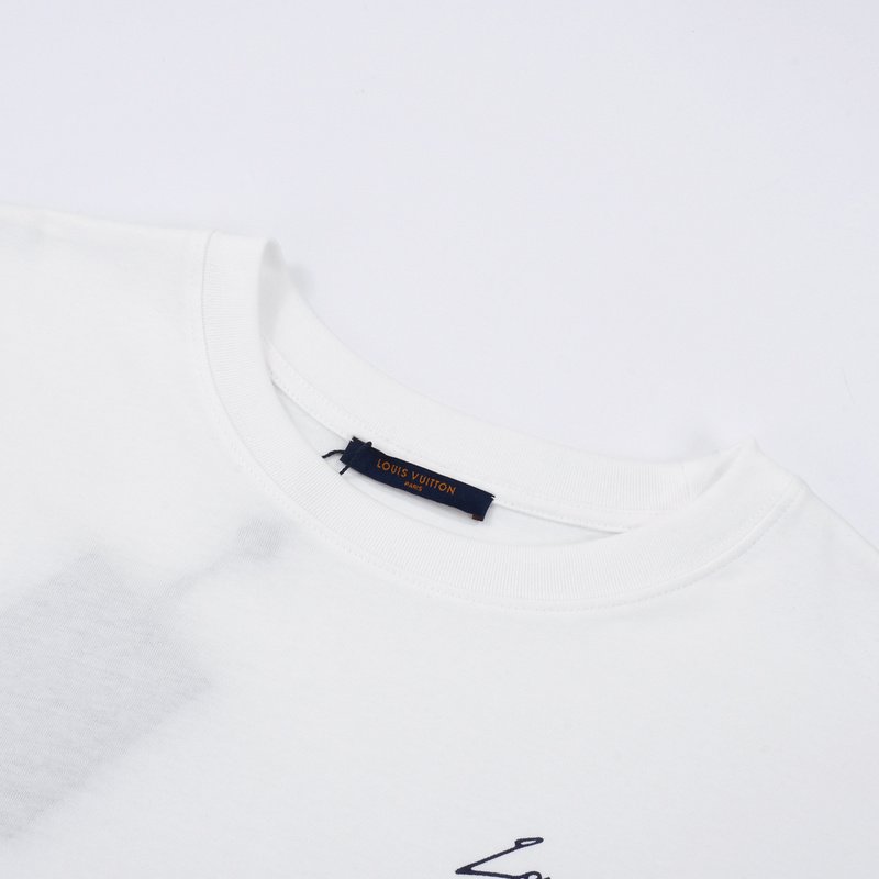 Футболка Louis Vuitton Multicolored Pumpkin Print "White" фото № 7