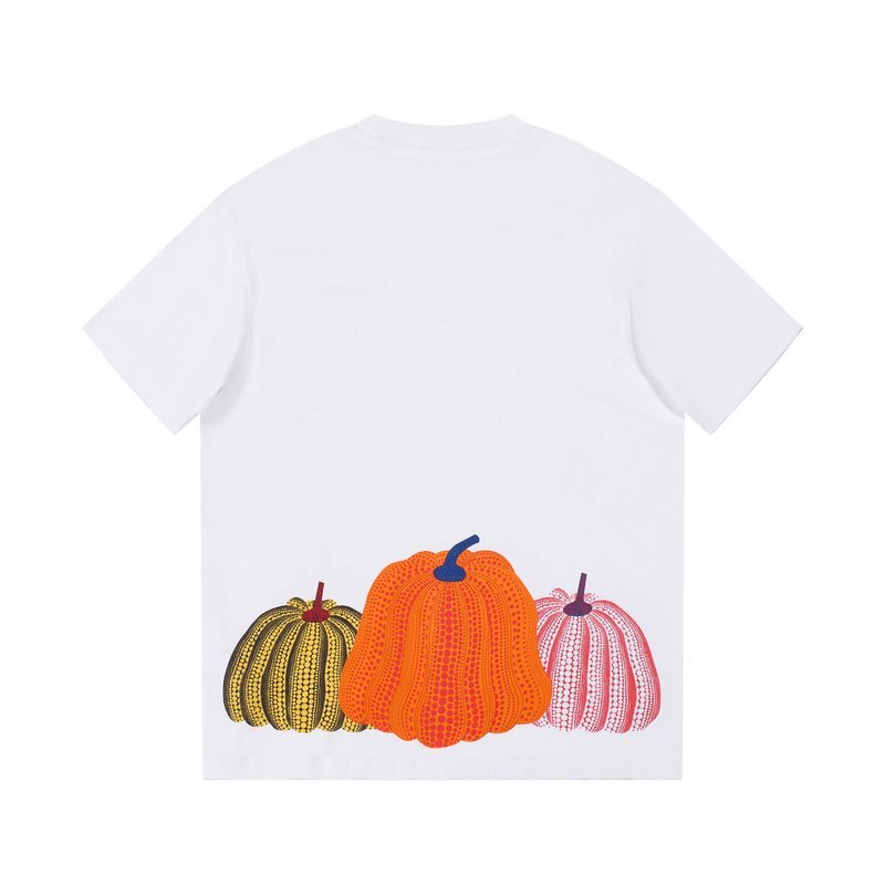 Футболка Louis Vuitton Multicolored Pumpkin Print "White" фото № 6