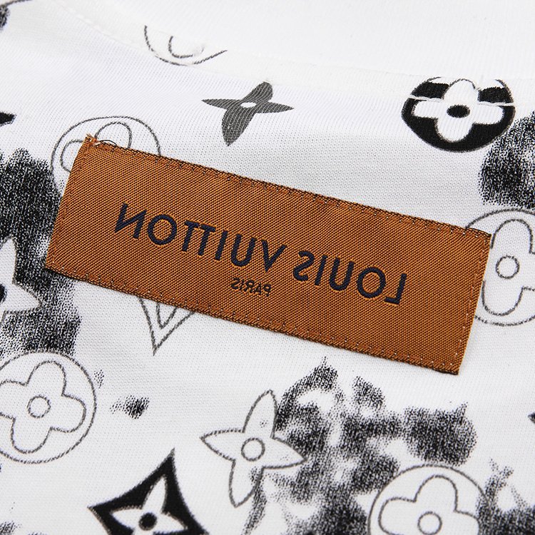 Футболка Louis Vuitton With Spots And Brand Logo "White" фото № 6