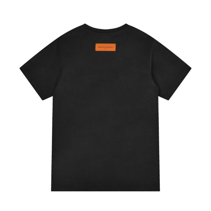 Футболка Louis Vuitton With Text Logo Made Of Rhinestones "Black" фото № 7