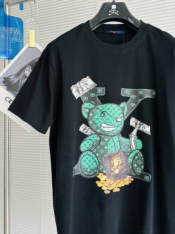 Футболка Louis Vuitton Happiness Is In Money "Black" фото № 3