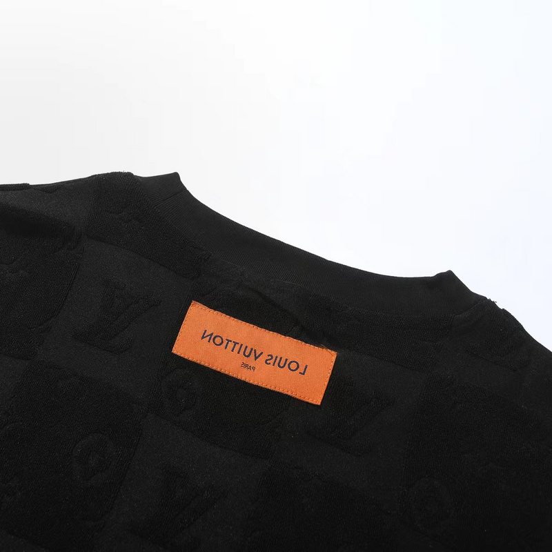 Футболка Louis Vuitton Imitation Chessboard "Black" фото № 2