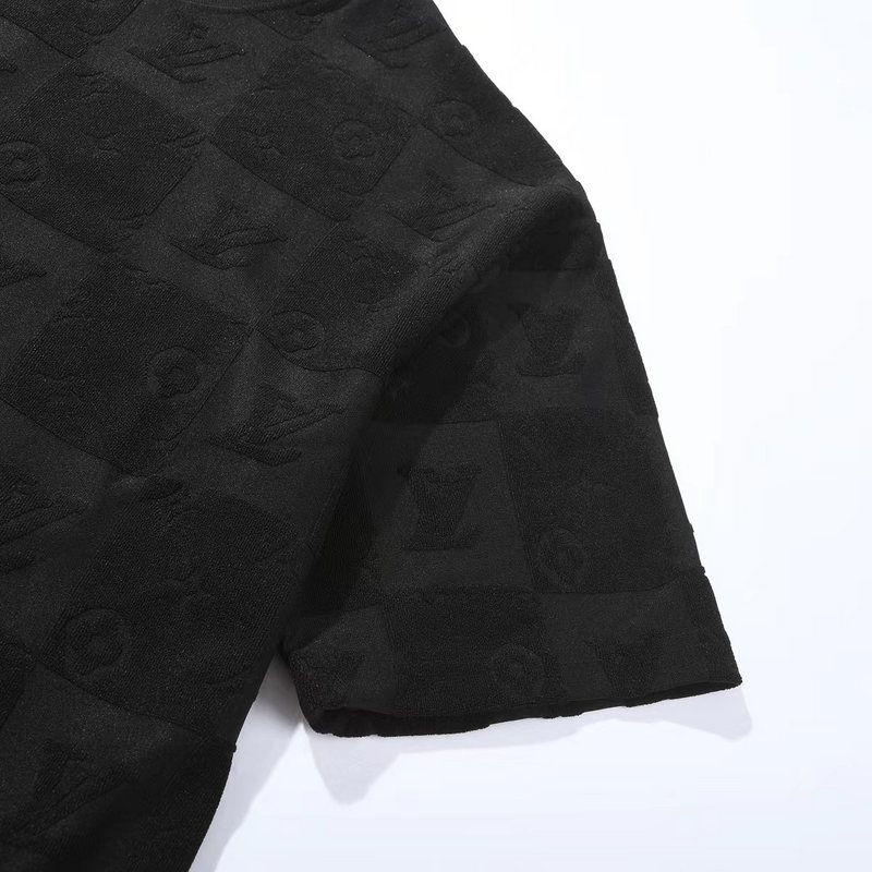 Футболка Louis Vuitton Imitation Chessboard "Black" фото № 3