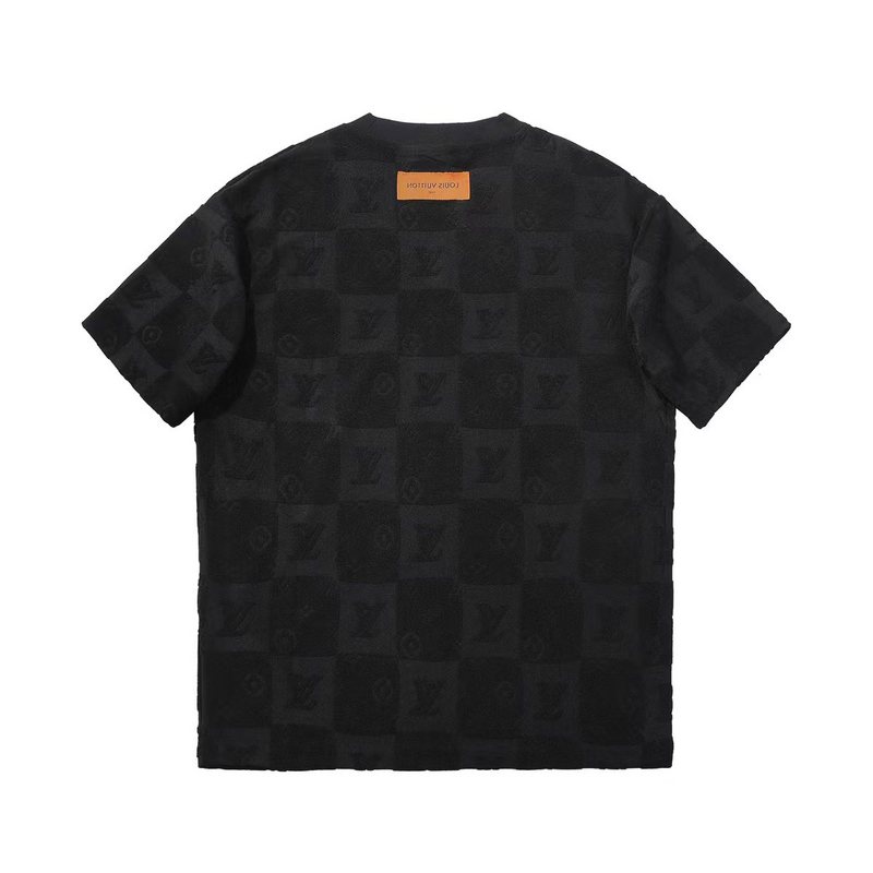 Футболка Louis Vuitton Imitation Chessboard "Black" фото № 8