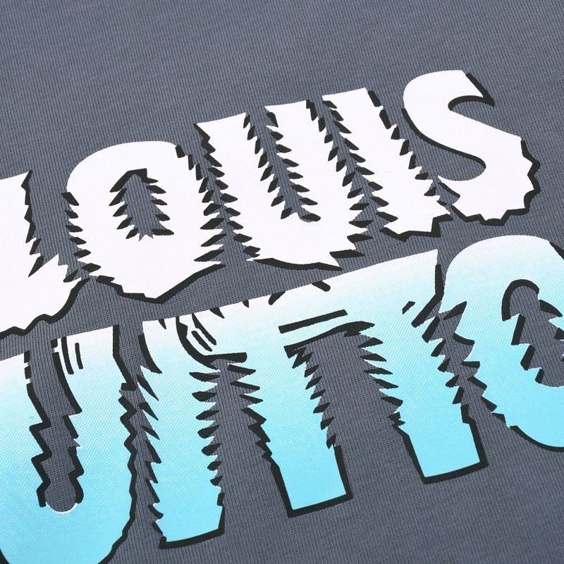 Футболка Louis Vuitton Blue Logo "Gray" фото № 6