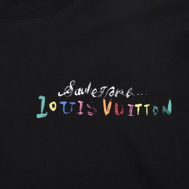 Футболка Louis Vuitton Fabulous Logo Style "Black" фото № 6