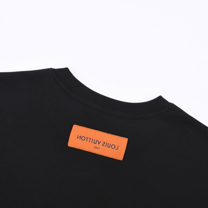 Футболка Louis Vuitton Gold Emblem Print "Black" фото № 7