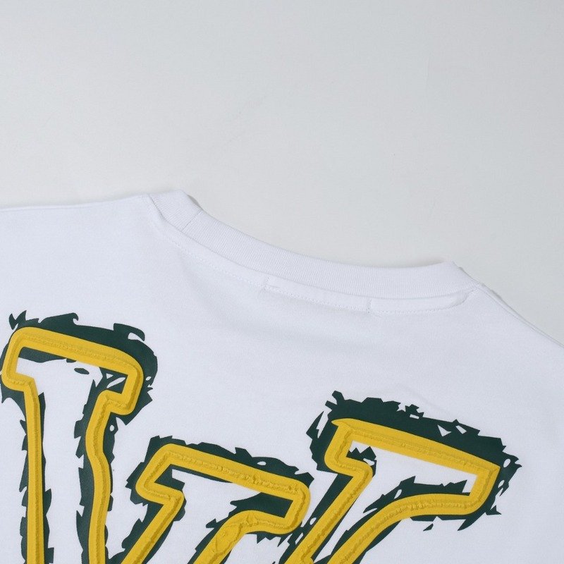 Футболка Louis Vuitton Yellow Logo "White" фото № 4