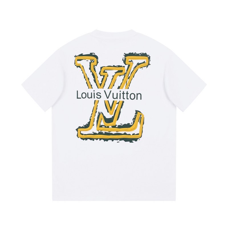 Футболка Louis Vuitton Yellow Logo "White" фото № 9