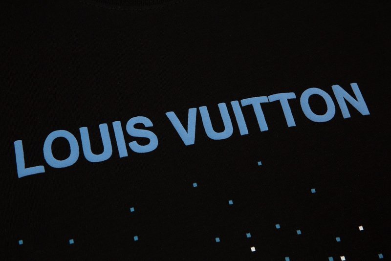 Футболка Louis Vuitton With Confetti Print "Black" фото № 3