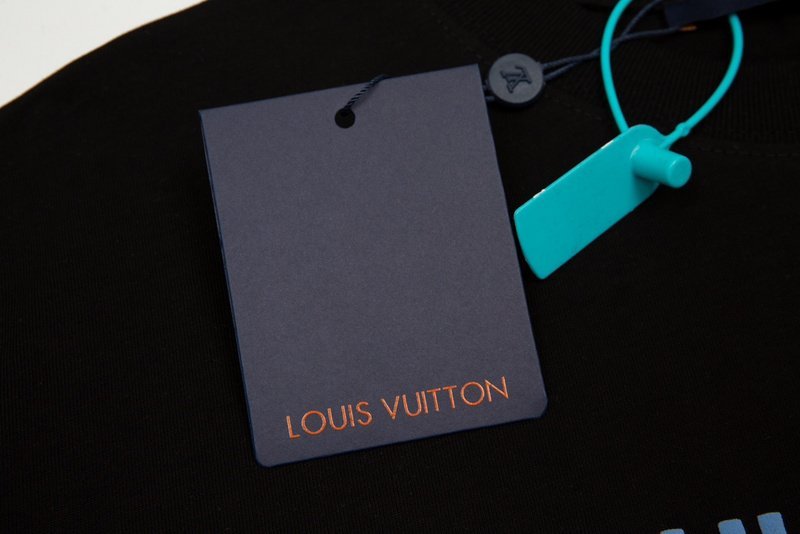 Футболка Louis Vuitton With Confetti Print "Black" фото № 5