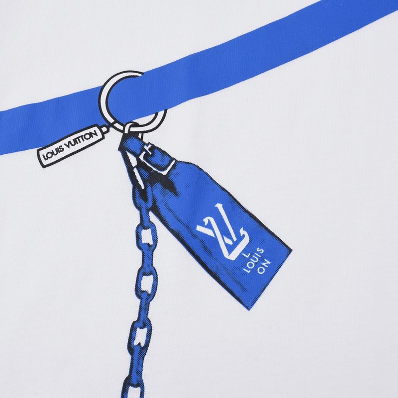 Футболка Louis Vuitton With Imitation Bag "White" фото № 2