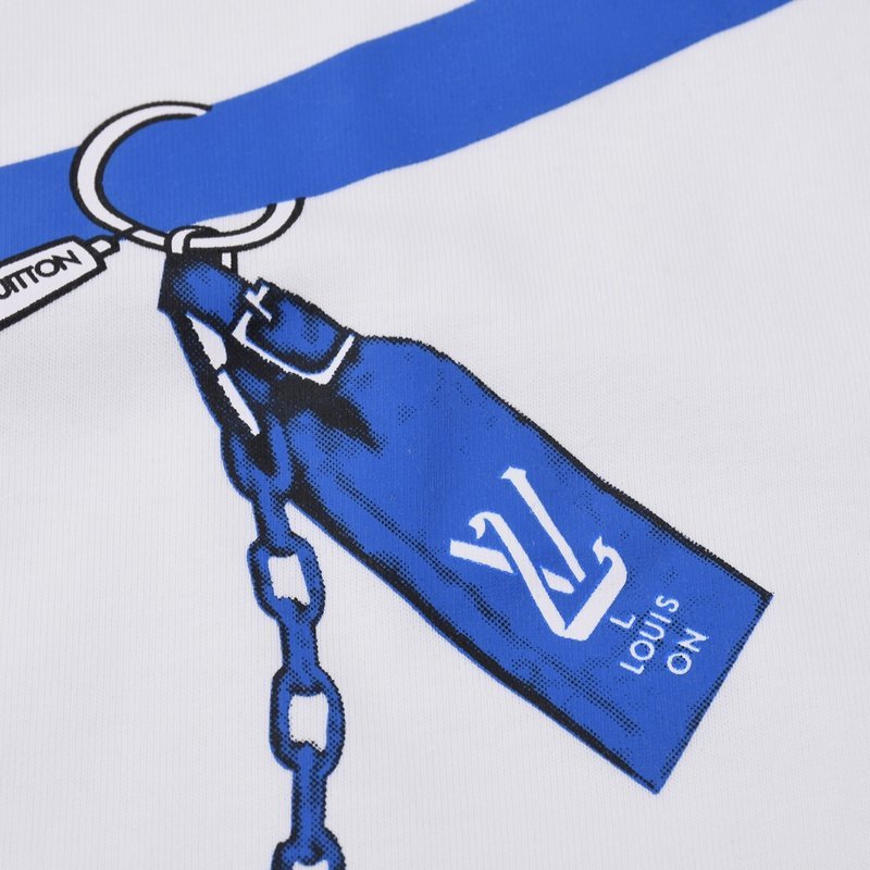 Футболка Louis Vuitton With Imitation Bag "White" фото № 9