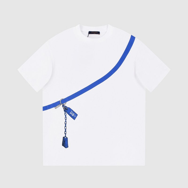 Футболка Louis Vuitton With Imitation Bag "White" фото № 6