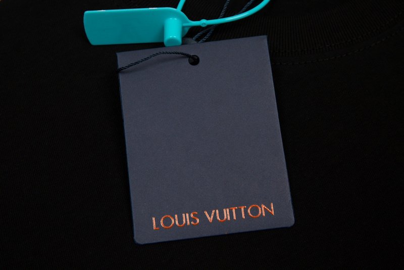 Футболка Louis Vuitton With Compact Text "Black" фото № 4