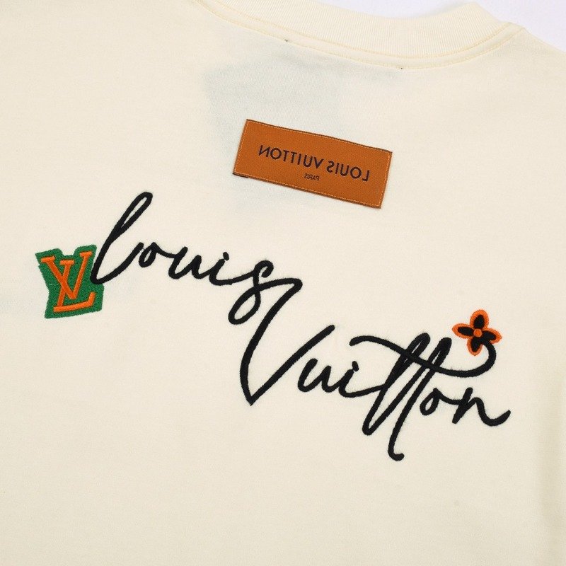 Футболка Louis Vuitton Facsimile Print "Beige" фото № 2