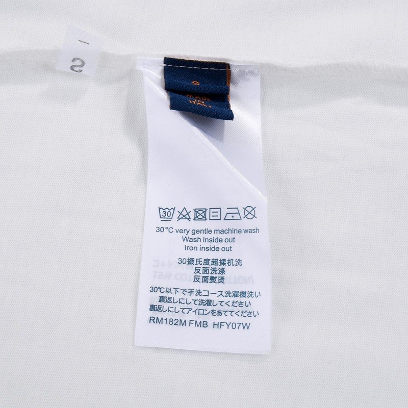 Футболка Louis Vuitton With Variegated Logo "White" фото № 4