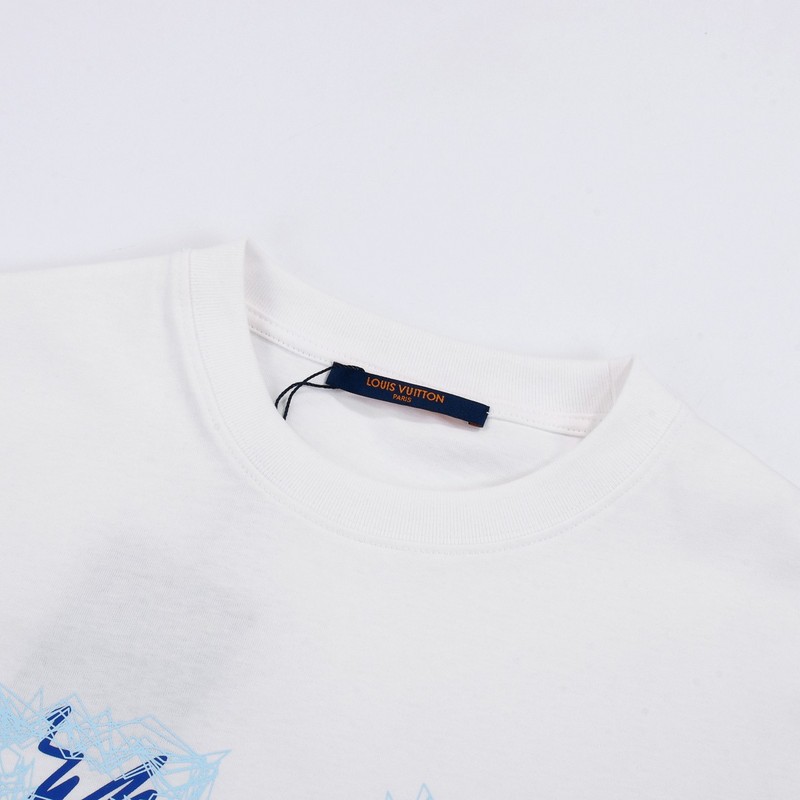 Футболка Louis Vuitton With Variegated Logo "White" фото № 8