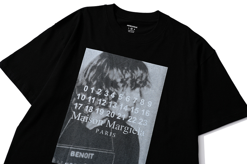 Футболка Maison Margiela The Numbers In The Photo "Black" фото № 7