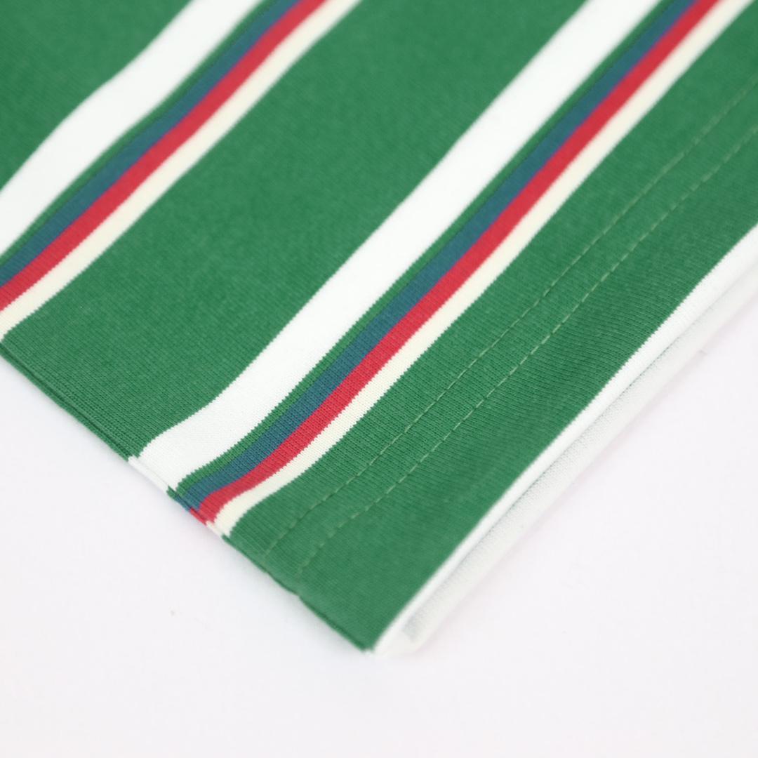 Футболка Miu Miu Horizontal Stripes "Green" фото № 4