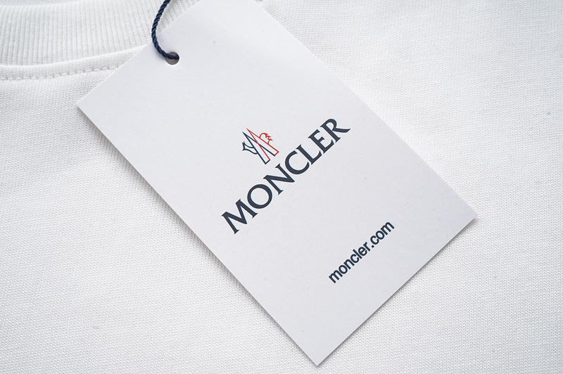 Футболка Moncler Corporate Identity "White" фото № 4