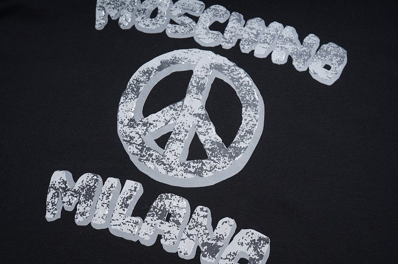 Футболка Moschino With Text Logo Print "Black" фото № 2