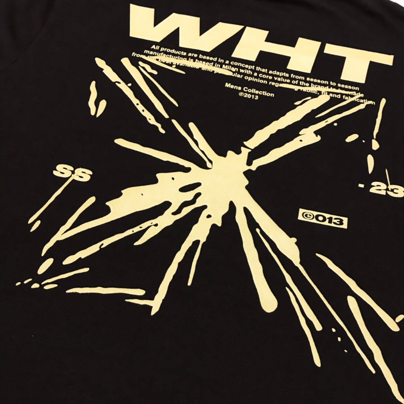 Футболка Off-White WHT Logo "Black" фото № 2