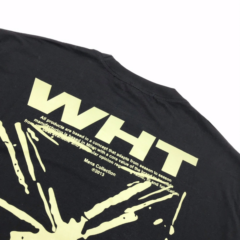 Футболка Off-White WHT Logo "Black" фото № 3