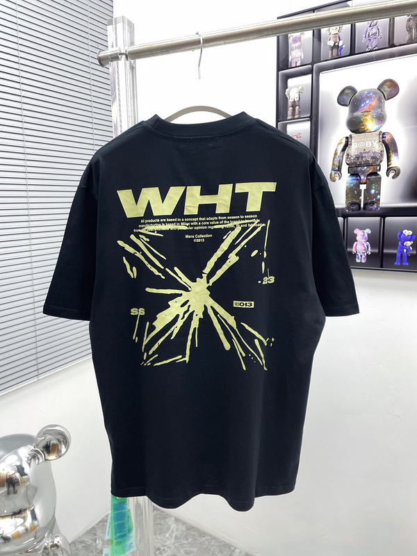 Футболка Off-White WHT Logo "Black" фото № 6