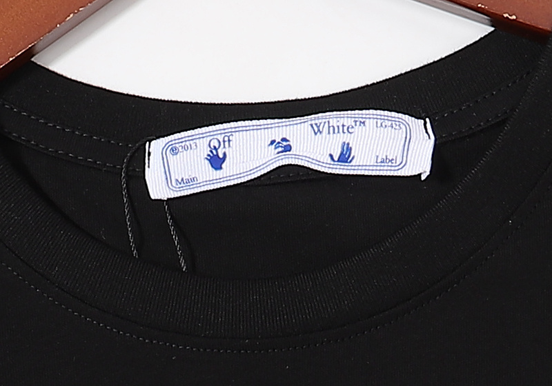 Футболка Off White A Can Of Green Paint "Black" фото № 5