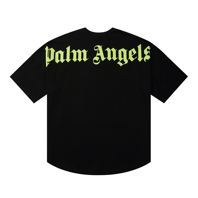 Футболка Palm Angels With The Brand Name "Black/Green" фото № 2