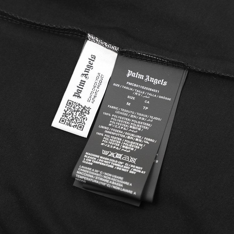 Футболка Palm Angels Toothy Print "Black" фото № 4