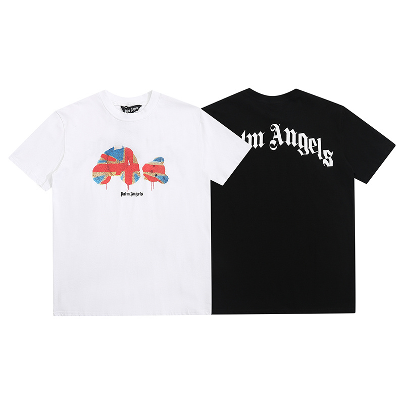 Футболка Palm Angels A Piece Of Britain "Black" фото № 2