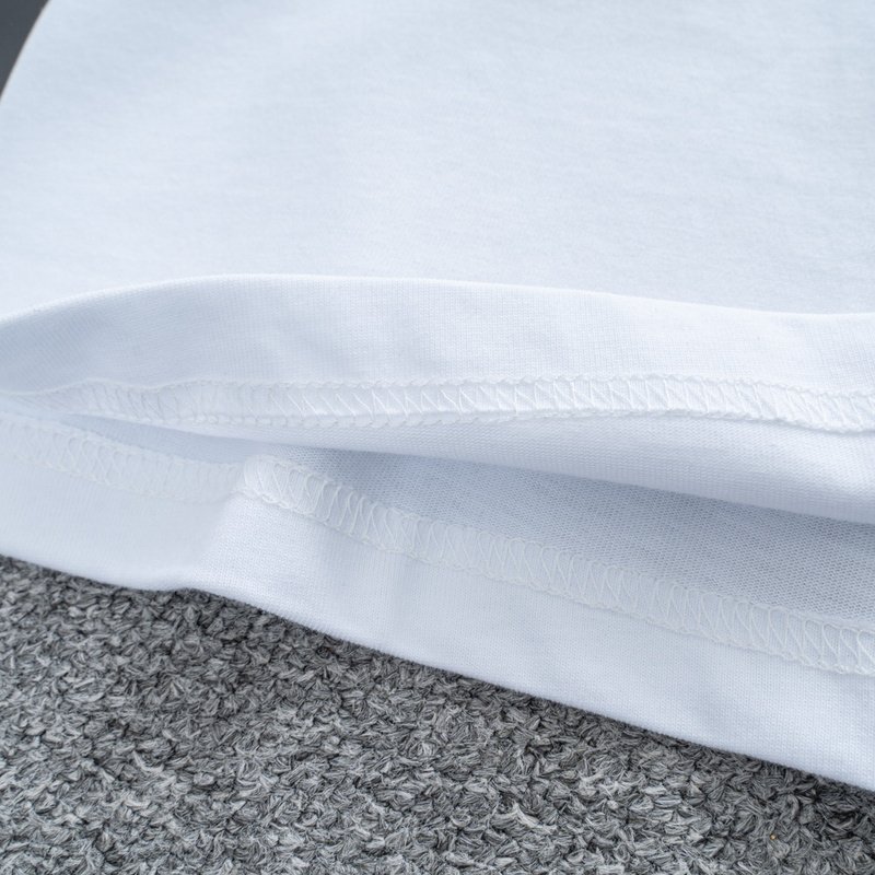 Футболка Palm Angels Painted Over "White/Violet" фото № 5