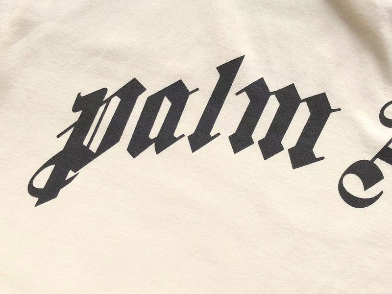 Футболка Palm Angels Palm Tree With Sea "Beige" фото № 3