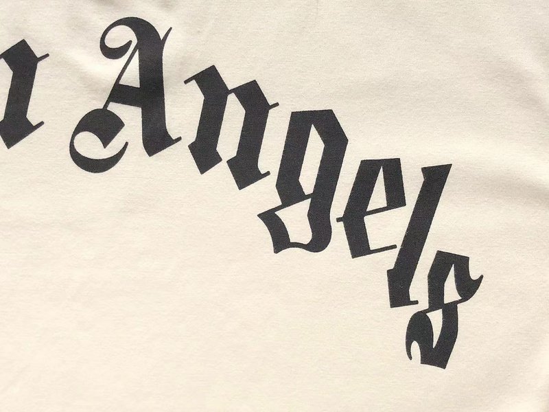 Футболка Palm Angels Palm Tree With Sea "Beige" фото № 4