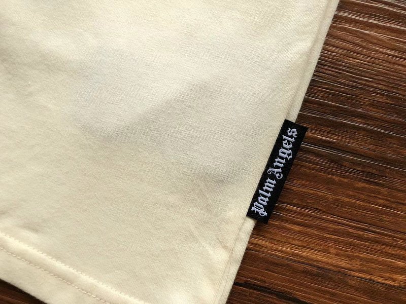 Футболка Palm Angels Palm Tree With Sea "Beige" фото № 5