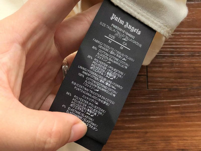 Футболка Palm Angels Palm Tree With Sea "Beige" фото № 7