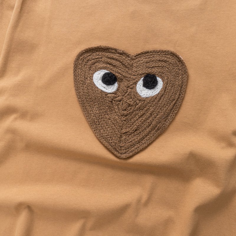 Футболка Play Heart Symbol Front "Brown" фото № 3