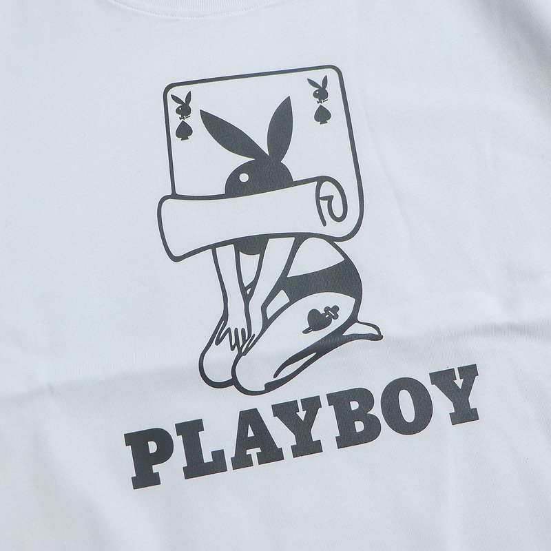 Футболка Playboy Playing Card Rabbit "White" фото № 5