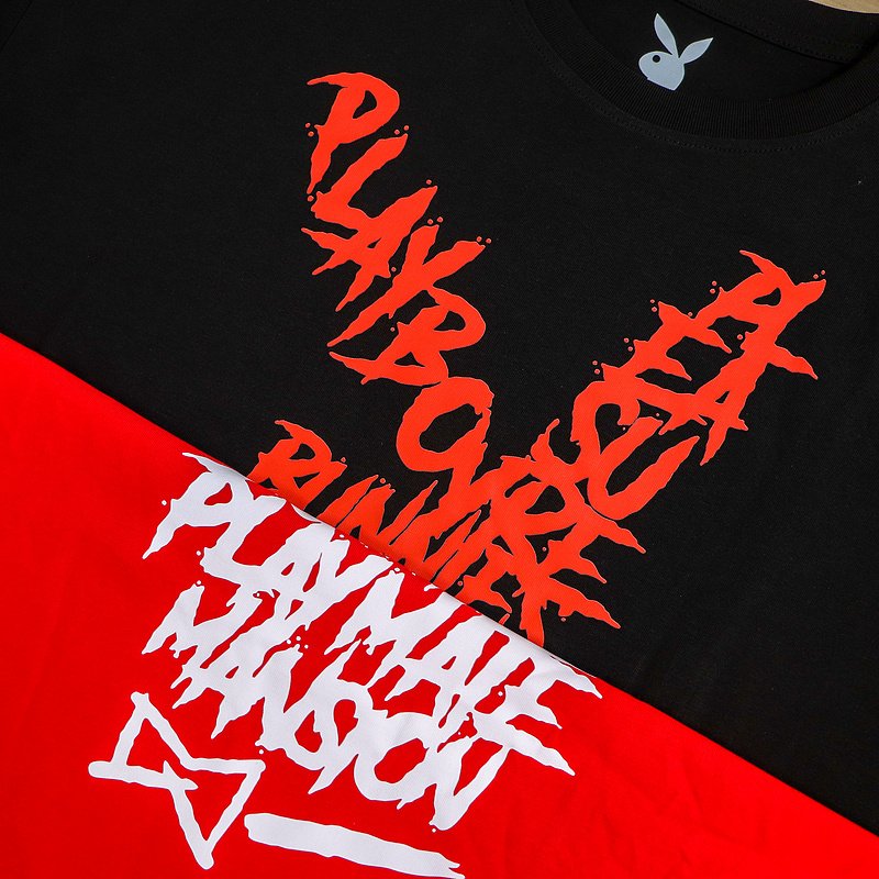 Футболка Playboy Big Logo From Letters Front "Red" фото № 6