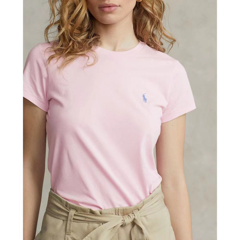 Футболка Polo With Logo Brand "Pink" фото № 4