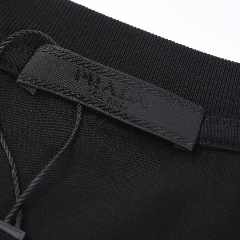 Футболка Prada With Mosaic Logo "Black" фото № 3