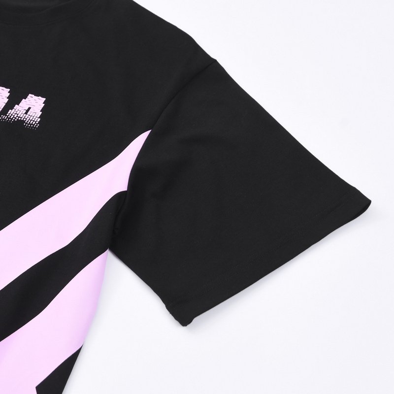 Футболка Prada With Mosaic Logo "Black" фото № 5