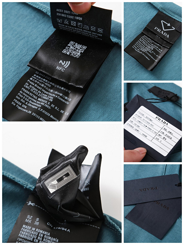 Футболка Prada Mermaid "Blue" фото № 7