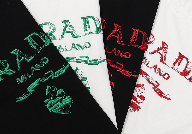 Футболка Prada New Image Style "Black/Red" фото № 3