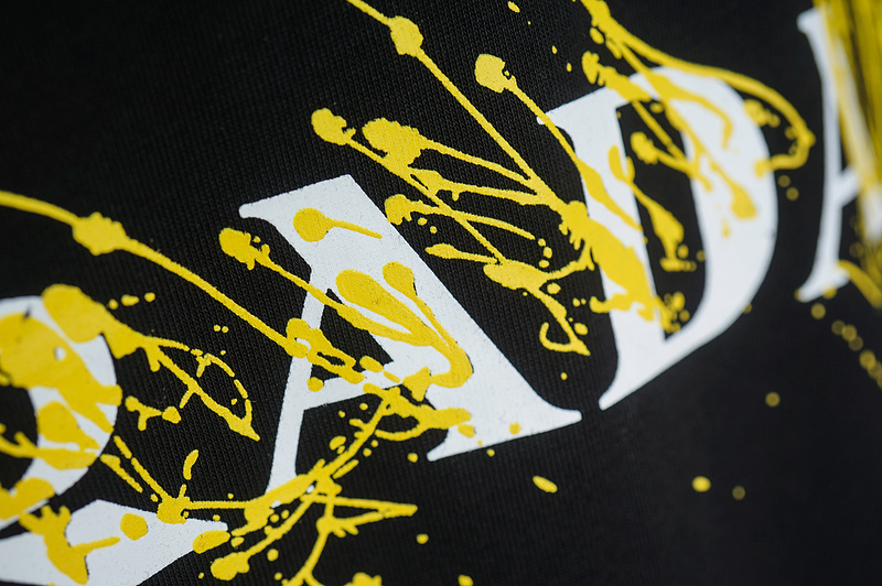 Футболка Prada Splashes Of Yellow "Black" фото № 3