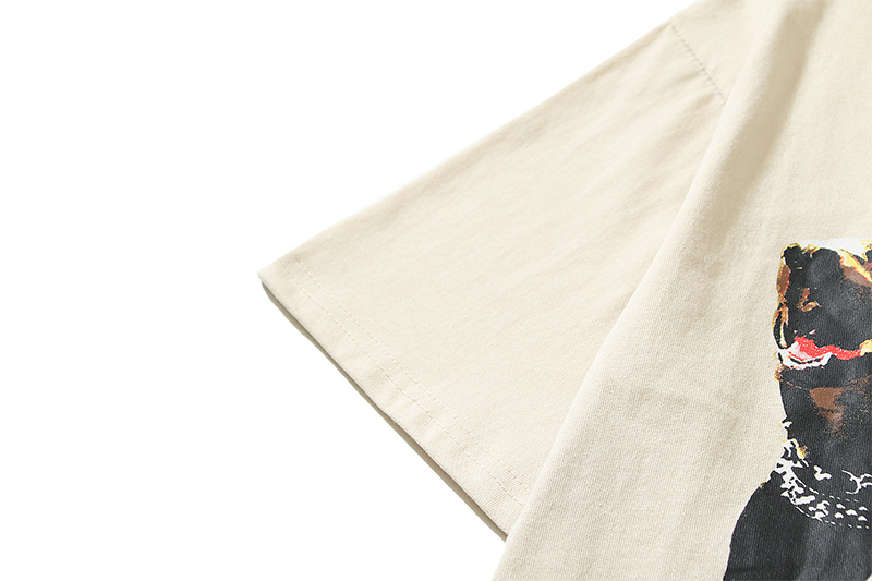 Футболка Represent Print With A Dog "Cream" фото № 4