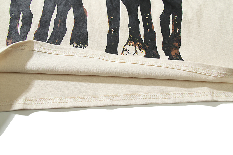 Футболка Represent Print With A Dog "Cream" фото № 6
